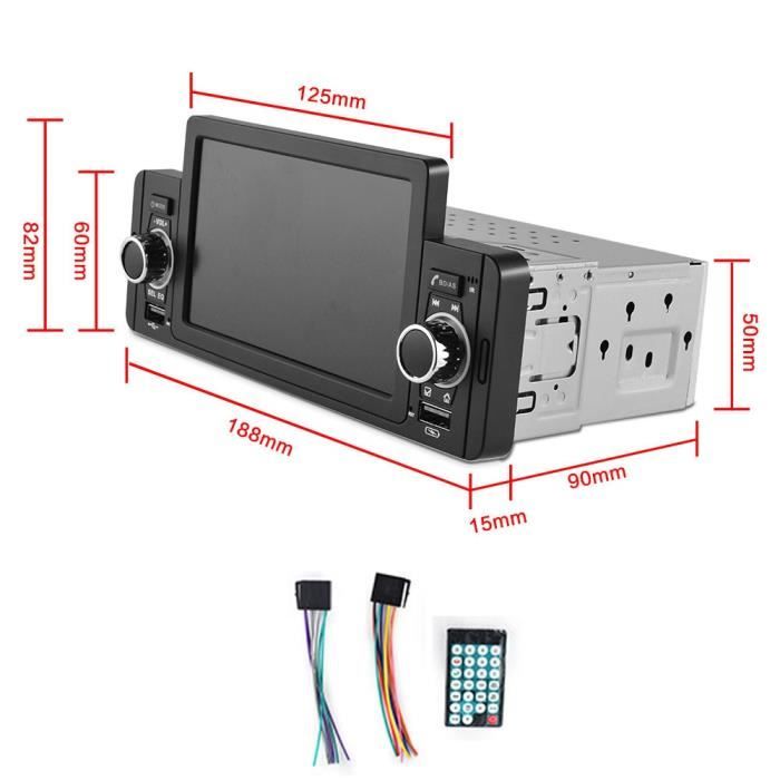 Mp5 Autoradio multimédia, Bluetooth, IPS, MP5, lecteur vidéo, mirrorlink, stéréo, pour VW, Hyundai, nissan, T