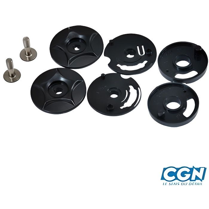 13491027/KIT FIXATION ECRAN CASQUE CHOK JET SUN VISOR+ CARBOLINE (GAMME 2015 - )