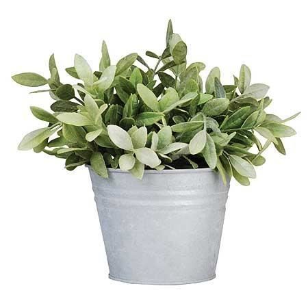 Pot de fleur en zinc S