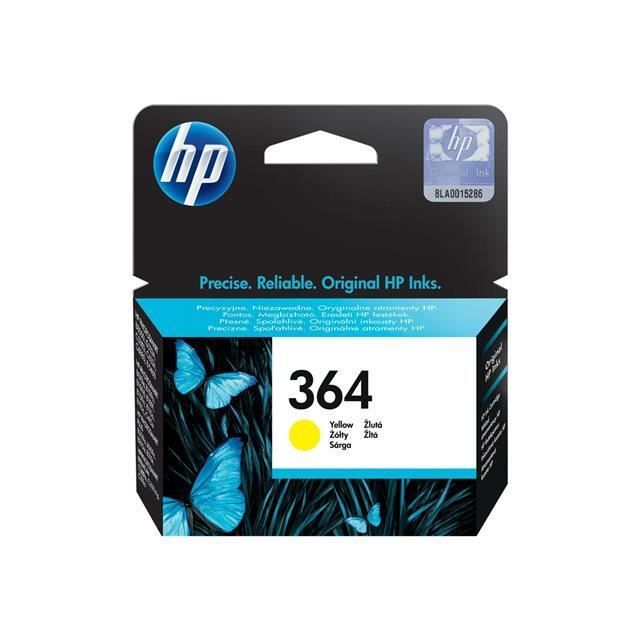 HP Cartouche d'encre 364 - 300 pages - 1 Pack - Blister multi tag - Jaune