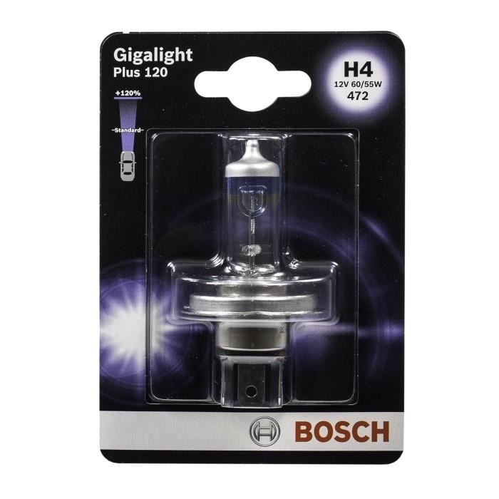 BOSCH Ampoule Gigalight 1 H4 60/55W
