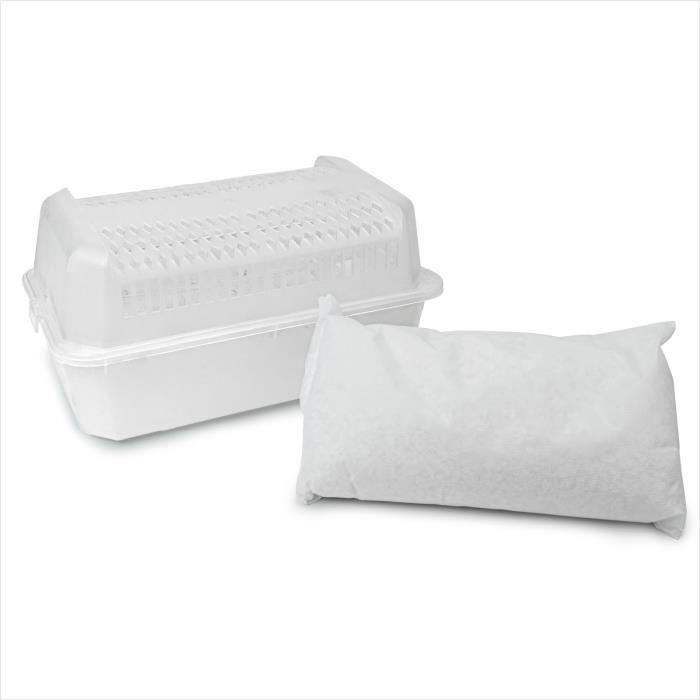 Korona 82150 Boîte de déshumidification | 1 kg de granulés | Pour pièces jusqu'à 80 m²