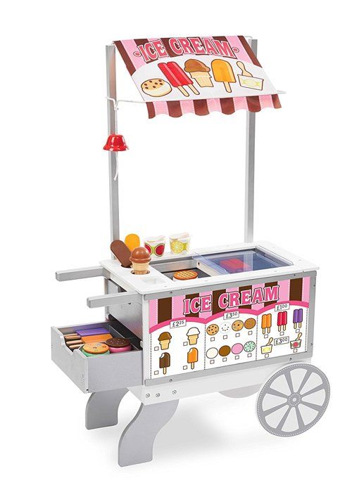 Chariot de Collations et de Friandises Blanc