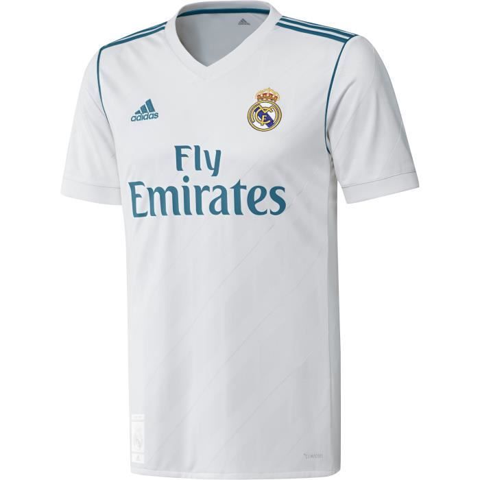 ADIDAS Maillot de football Real Domicile 17 - Homme - Blanc