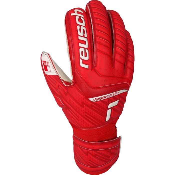 Gants Reusch Attrakt Grip Finger Support - rouge/blanc - 8