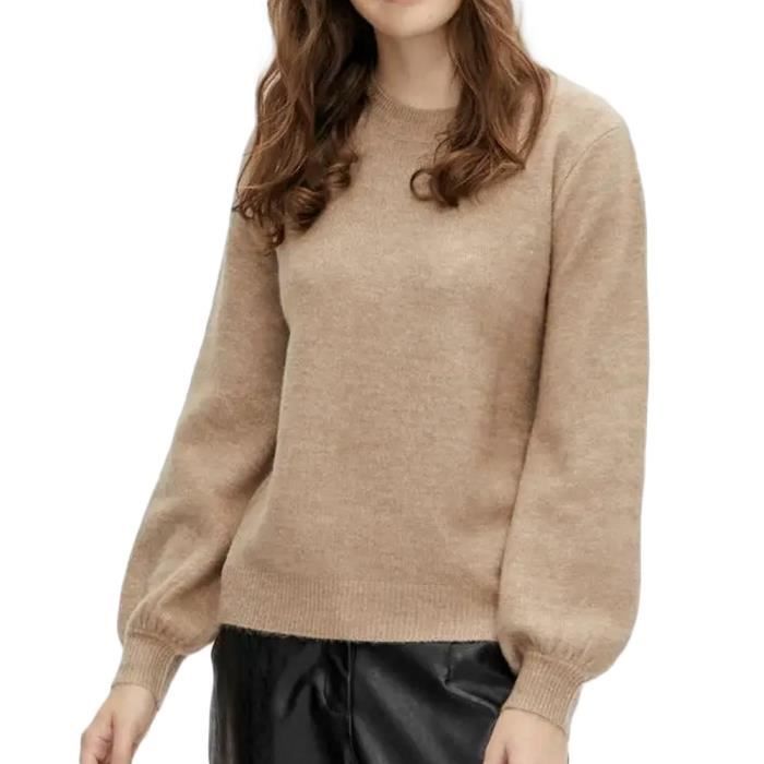 Pull Beige Femme Pieces Perla