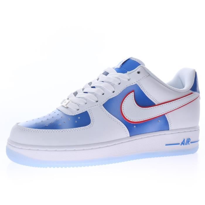 BASKET NIKE AIR FORCE 1.07 LV8 GS -Blanc-Light-Dark Purple Dust-
