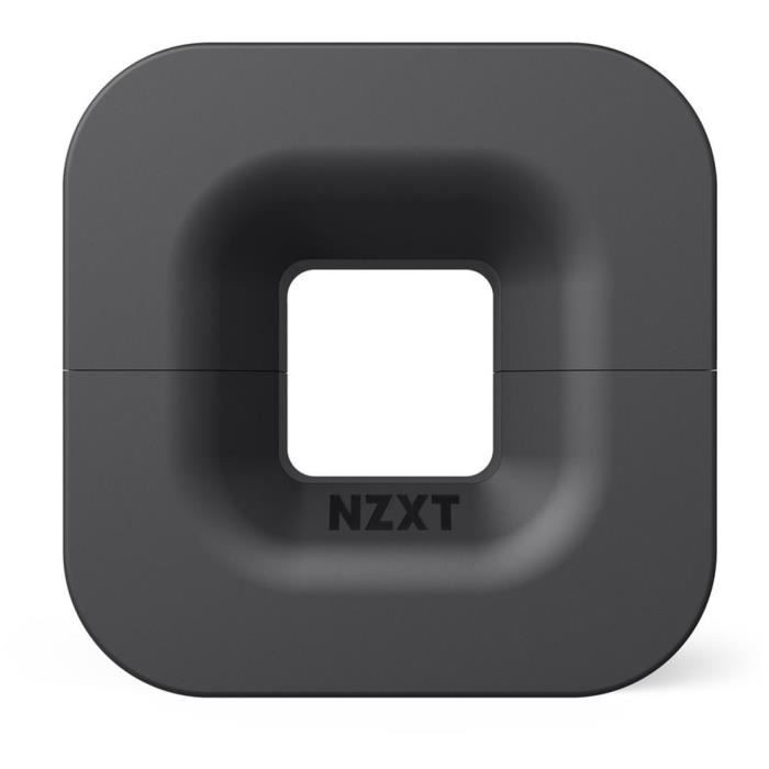 NZXT Support magnétique pour casque et câblage Puck - Silicone, magnets - 85 x 85 x 40mm - Noir