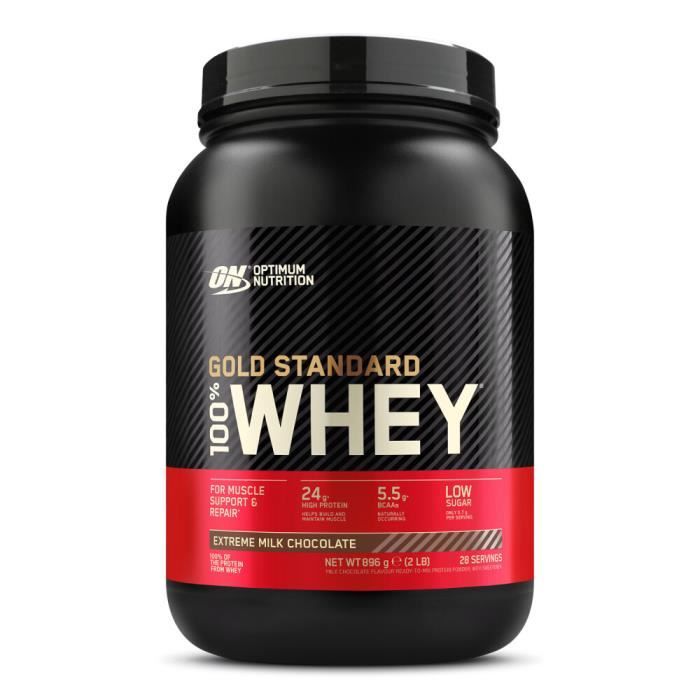 Whey protéine Gold Standard 100% Whey - Extreme Milk Chocolate 900g