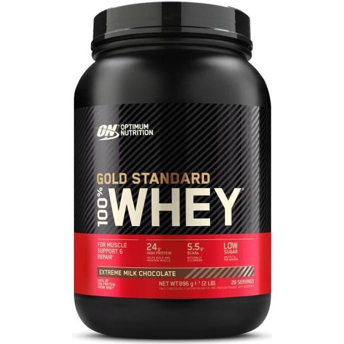 Whey protéine Gold Standard 100% Whey - Extreme Milk Chocolate 900g