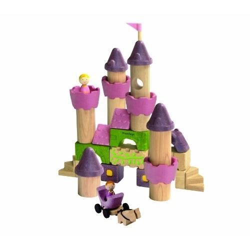 PLAN TOYS Jeu en bois Bloc construction Conte de Fées