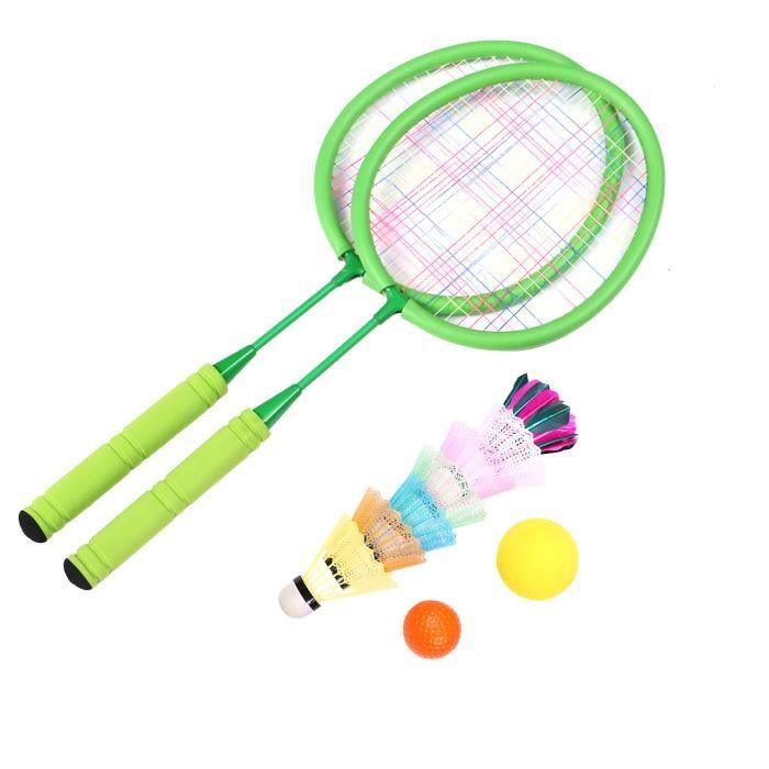 1 Set Badminton Raquette Vert Portable Amateur Loisirs Jouets Sports de Plein Air RAQUETTE DE BADMINTON - CADRE DE BADMINTON