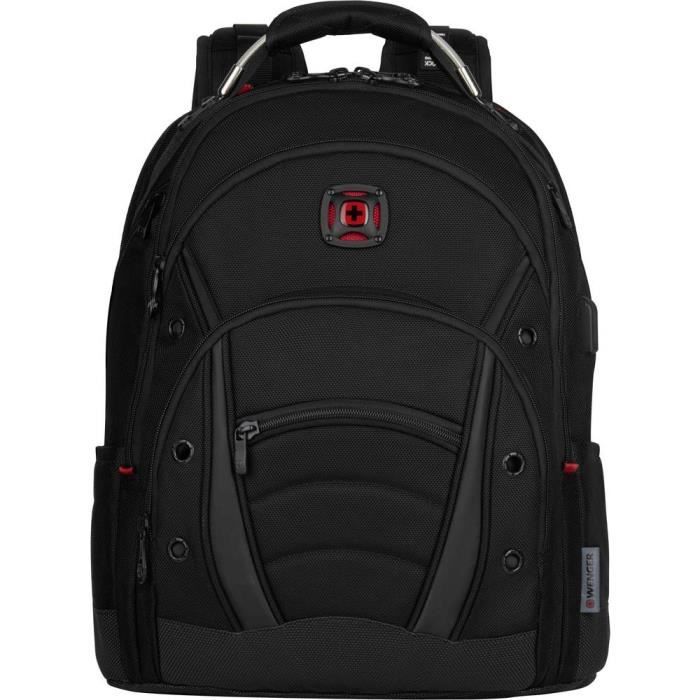 Sac à dos pour ordinateur portable Wenger Synergy Deluxe 606491 maxi.: 39,6 cm (15,6) noir 1 pc(s)