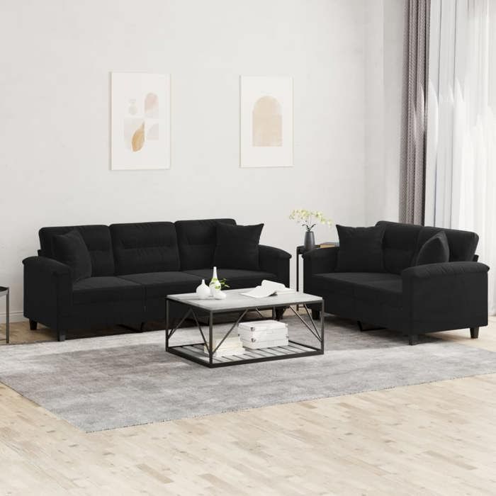 VidaXL Ensemble de canapés 2 pcs - vue 4