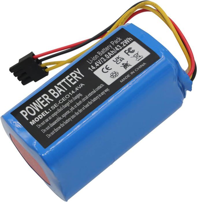 Vhbw Batteria Sostituisce Cecotec CONG0003 Per Aspirapolvere 3000mah 14 4v Li Ion 96741935