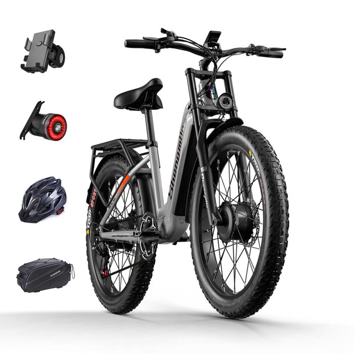 Vélo électrique SHENGMILO MX06 PRO 2000W moteurs 17,5AH batterie électrique