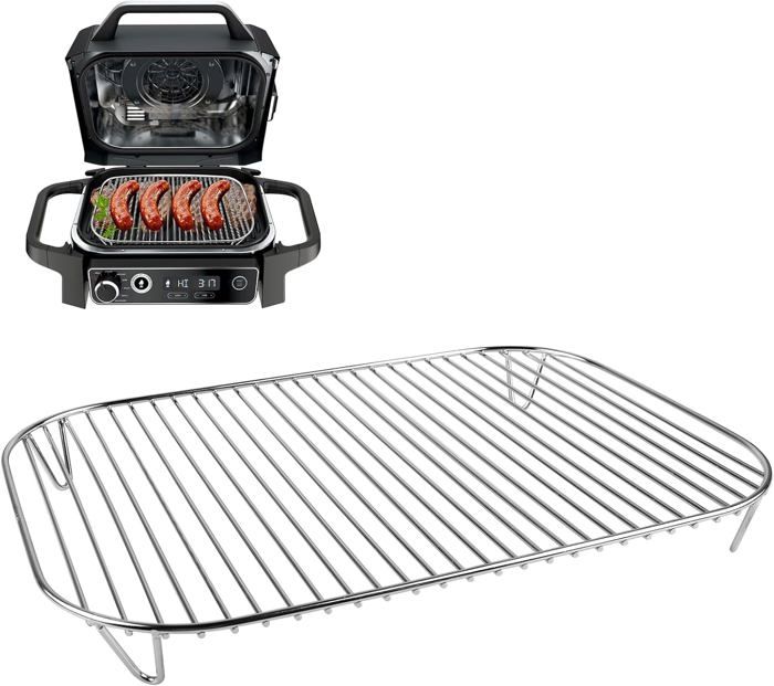 Lot De 2 Supports à Pain En Acier Inoxydable 8 Tranches - Accessoire Friteuse à Air Chaud Et Four - Porte-Pain Argenté Robuste