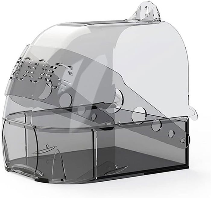 Comparer les prix de Bain d'oiseaux pour cage, bain pour perroquet, bain d'oiseaux suspendu, fournitures pour cage à oiseaux, salle de bain polyvalente