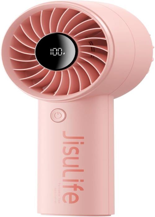 JISULIFE Mini Ventilador Portátil Recarregável De 4000 mAh A Bateria
