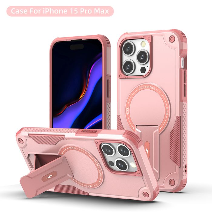 Coque Anti-choc Magnétique MagSafe Pour IPhone 12 à 15 Pro Max - Protection Renforcée, Design Slim