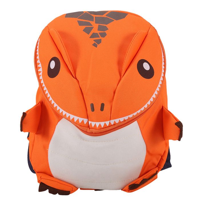 Sac à dos dinosaure 3D pour garçons sacs à dos pour enfants maternelle petit cartable orange