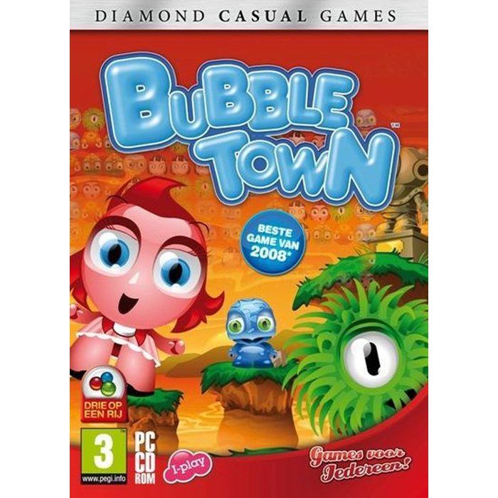 Jeu PC – Bubble Town – Puzzle / Match 3 – Thq / Oberon Media – Version Européenne – Pegi 3