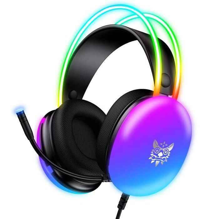 Casque Gaming - RNCYN - X25 - Son Surround - LED RGB - Micro Omnidirectionnel