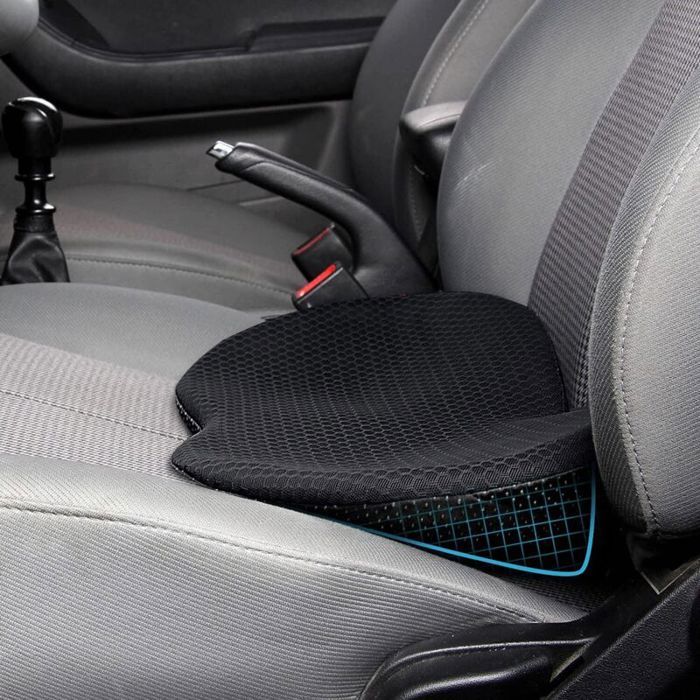 Coussin de siège de voiture pour conducteur coussin de siège de voiture épais coussin de soulagement de linconfort du bas du dos