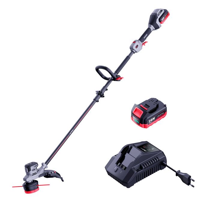 MOVA GT215 Coupe-Bordure Électrique Sans Fil 20V 700W Débroussailleuse Brushless 38 cm Tête à Frappe 3 kg