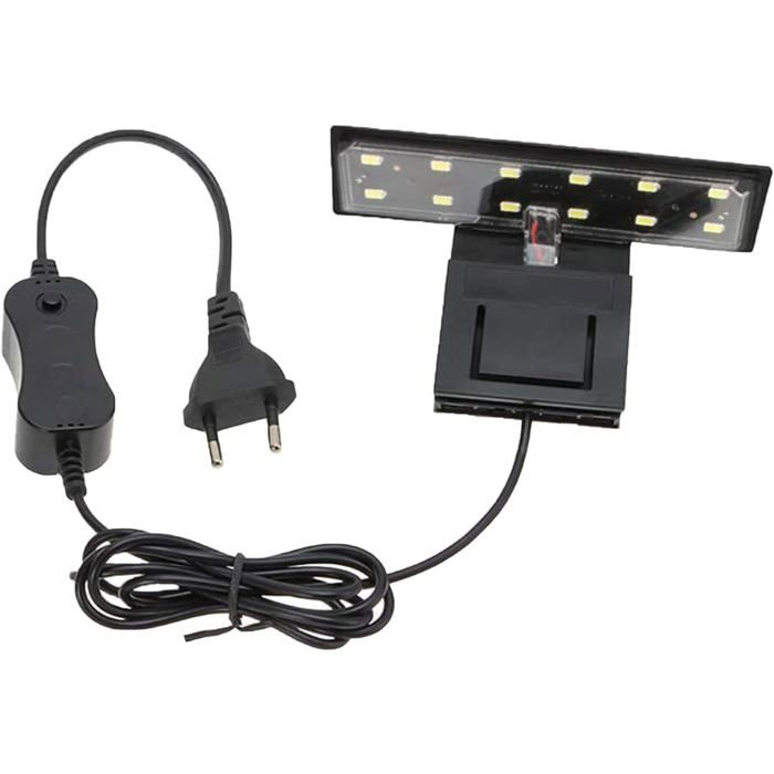 Éclairage LED dAquarium X3 - Lampe 220V 6W pour Plantes Aquatiques et Poissons - Nano Aquarium