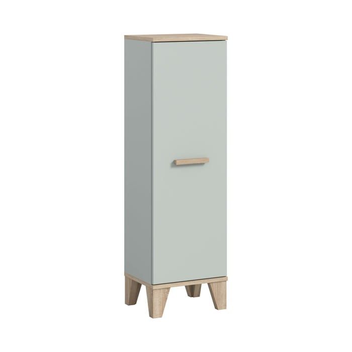 [en.casa] Colonne de salle de bain Star vert clair 34 x 31 x 116 cm