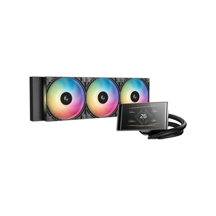 Refroidisseur processeur DEEPCOOL LT360 VISION ARGB LCD haute performance