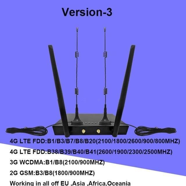 Routeur Industriel 4G LTE CAT4 H927 - Compatible Asie/Afrique, Jusqu'à 16 Utilisateurs WiFi, Ports Antenne Externe, Pour Carte SIM