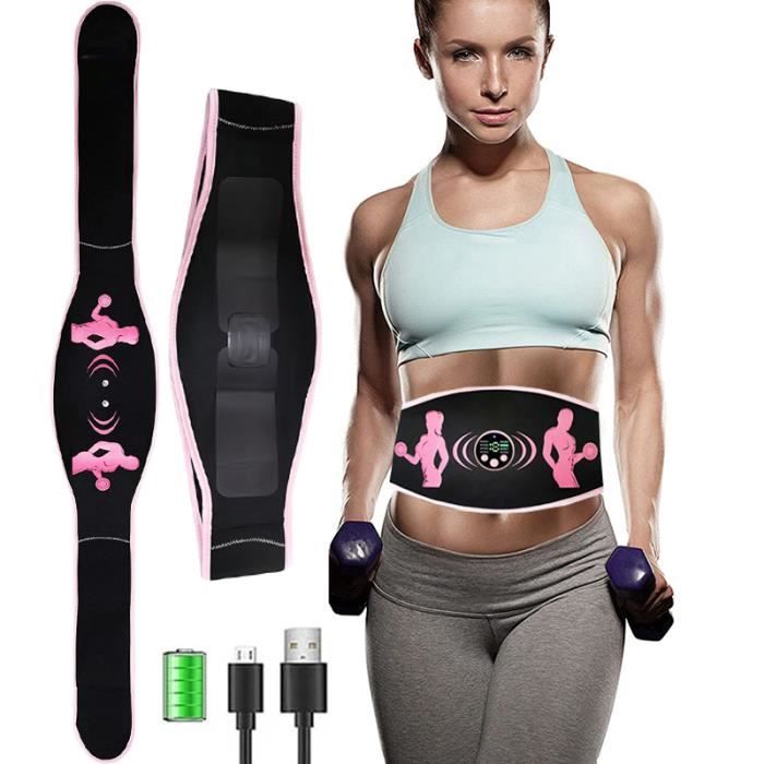 Ceinture D'électrostimulation Abdominale - Musculation Homme/femme - Noir Neuve