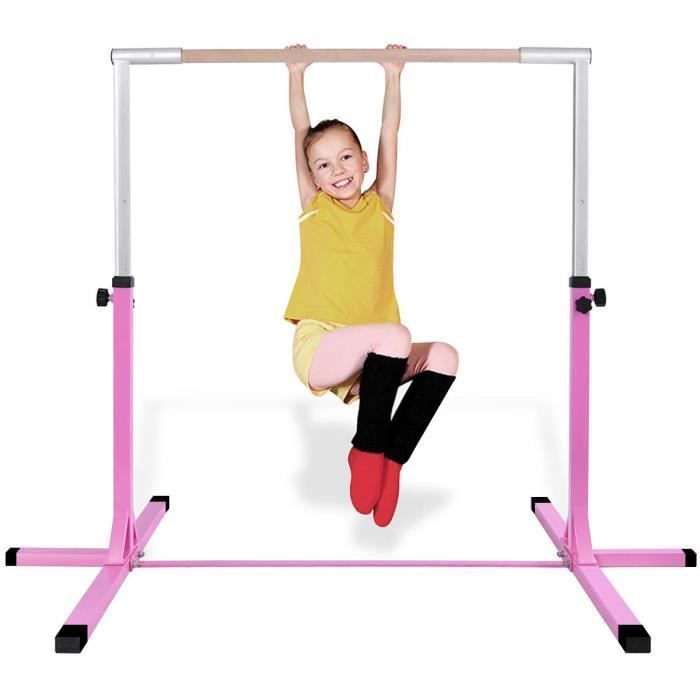 WUPYI2018 Barre Gymnastique pour Enfants,Hauteur r/églable,Charge maximale 100kg,/Équipement dentra/înement pour Le Ballet de Gymnastique