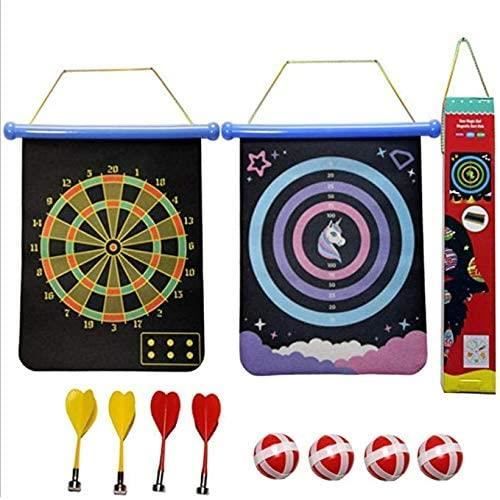 Jeu De Fléchettes Enfant 3 Ans – Cible 70 Cm Avec Arc Et 6 Balles – Dino Design – Intérieur/extérieur – Cadeau 3-12 Ans