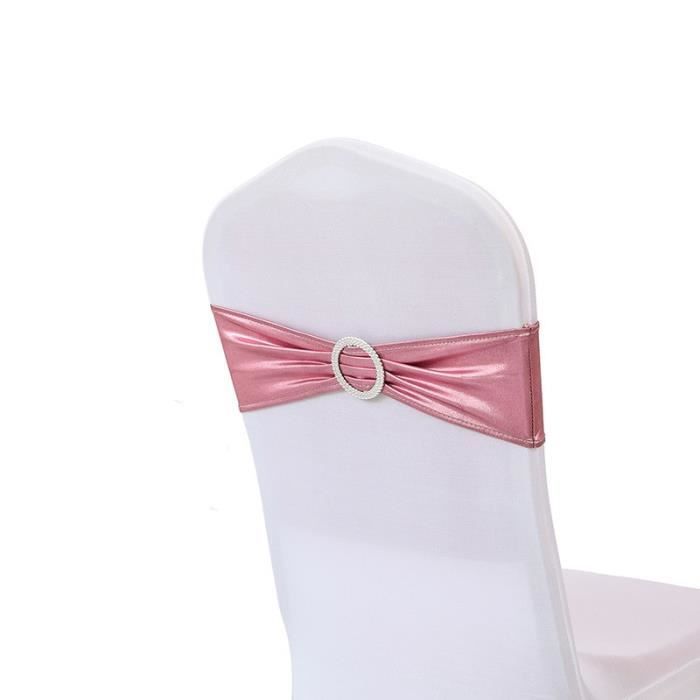 Rubans Extensibles à Paillettes Pour Chaises - Lot De 25, Doré, Pour Mariage, Anniversaire, événements