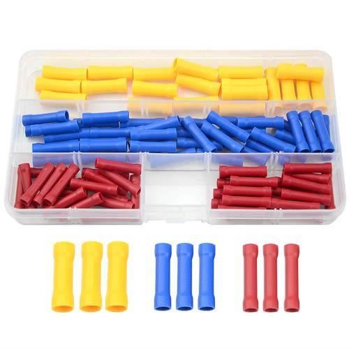 Kit De 100 Cosses Électriques Non Isolées - Raccords Pour Fils 0,25 à 10 Mm² - Cuivre Étainé, Idéal Bricolage Et Pro Électrique