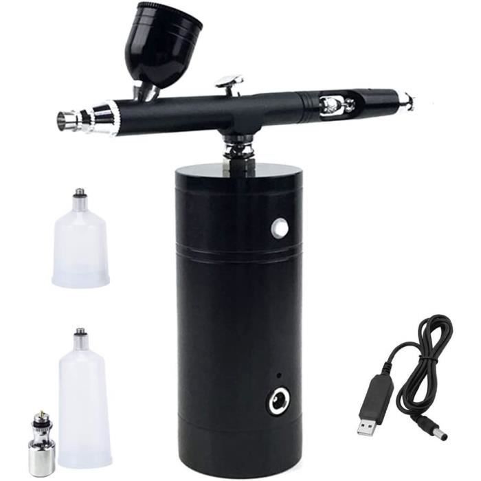 Kit Aérographe Professionnel Avec Compresseur 36 PSI – Idéal Pour Peinture, Maquillage Et Déco !