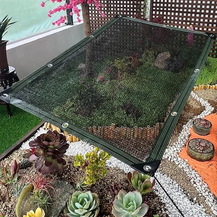 Filet D'Ombrage 50% 3x4m QLOFEI - Protection Solaire UV Pergola Terrasse Jardin