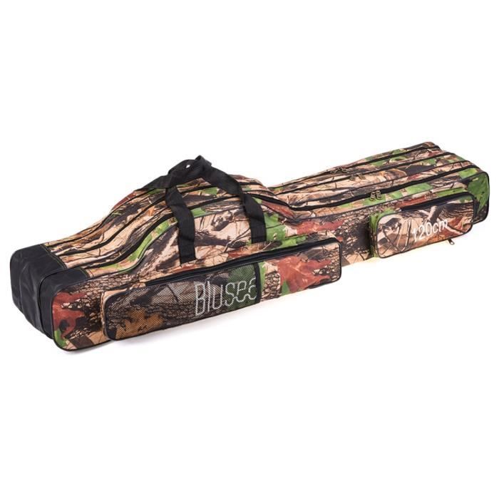 3 couche 125cm - Sac De Pêche À 4 Couches Tissu Oxford, Sac Enrouleur