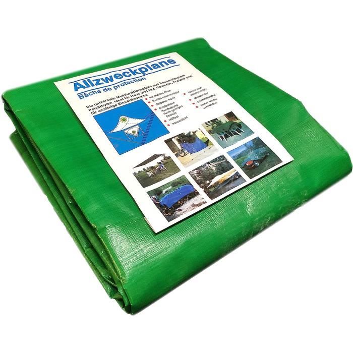 Bâche De Jardin, Bâche En Tissu En 4 Tailles, Bâche Stabilisée Aux Uv, Bâche De Protection Avec