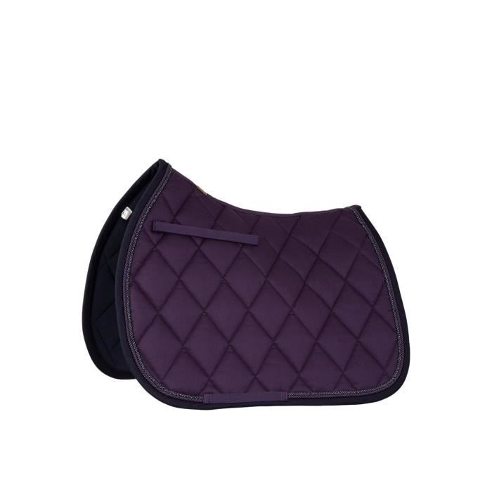 HORZE, Tapis de Selle Mixte Adepto, pour Cheval et Poney, Violet, F