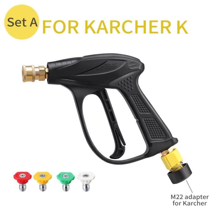 accessoire voiture lavage voiture nettoyage voiture Pistolet de lavage haute pression 150bar pour Karcher Lavor - For K Set A