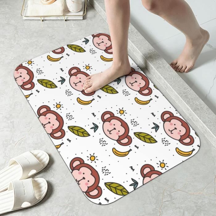 FROZZUR Grand tapis de bain en peluche pour salle de bain FROZZUR Grand tapis de bain en peluche pour salle de bain
