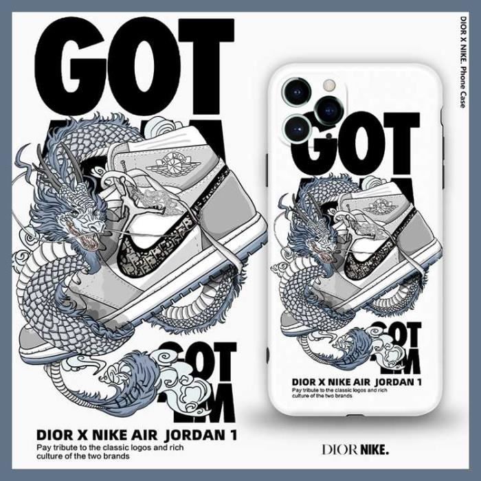Coque iPhone SE 2020-8-7,Dior Nike Air Jordan Fashion AntiChoc Souple  Silicone Coque Compatible iPhone SE 2020-8-7 - Cdiscount Téléphonie