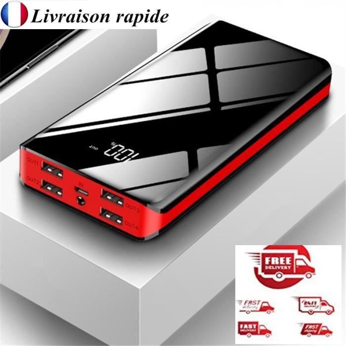 MINGJIA 30000mAh Batterie externe haute capacité Ecran LCD Batterie