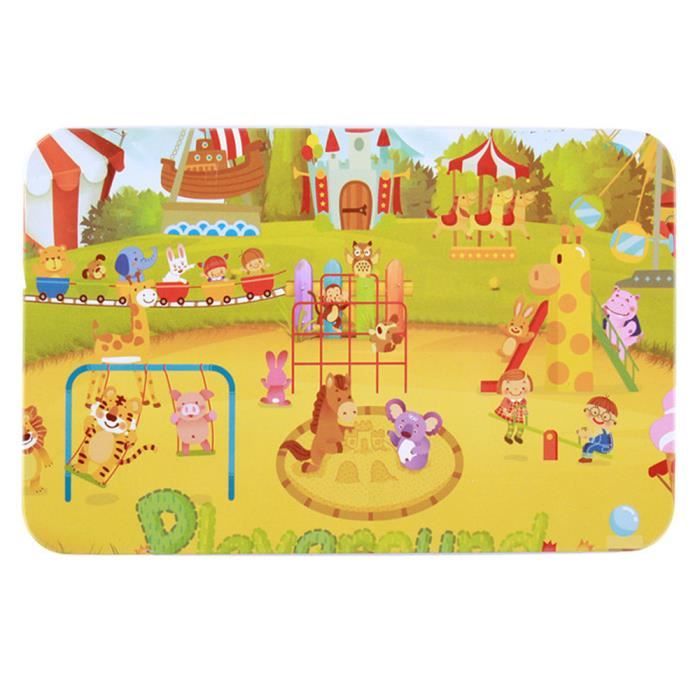 Parc D Attractions En Bois Puzzle Educatif Developpement Enfants Bebe Formation Jouet A Sutabak41 Cdiscount Jeux Jouets
