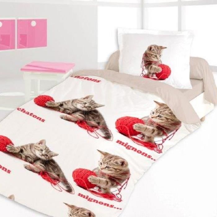 Housse De Couette Chatons Si Mignons Chat 140 X 0 1 Taie Cdiscount Maison Housse De Couette Chatons Si Mignons Chat 140 X 0 1 Taie Cdiscount Maison
