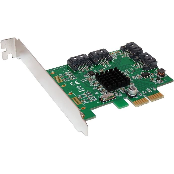 KALEA-INFORMATIQUE Carte Contrôleur Mini PCI Express 4 Ports SATA 3.0 6G - Chipset Marvell Pour PC Portable